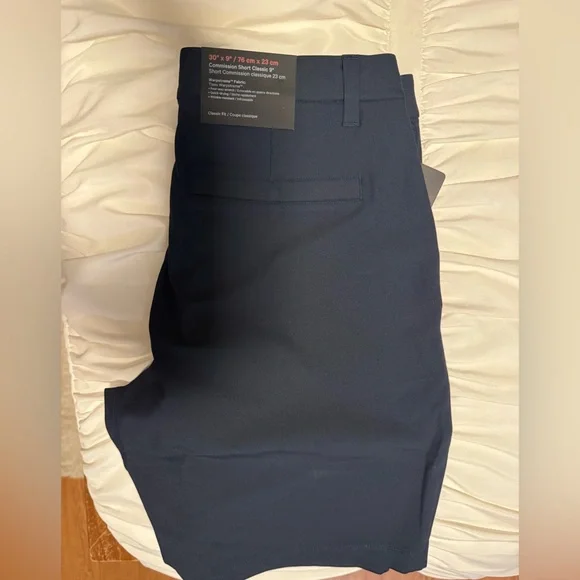 Lululemon Navy Commission Short 9” - Picture 2 of 5